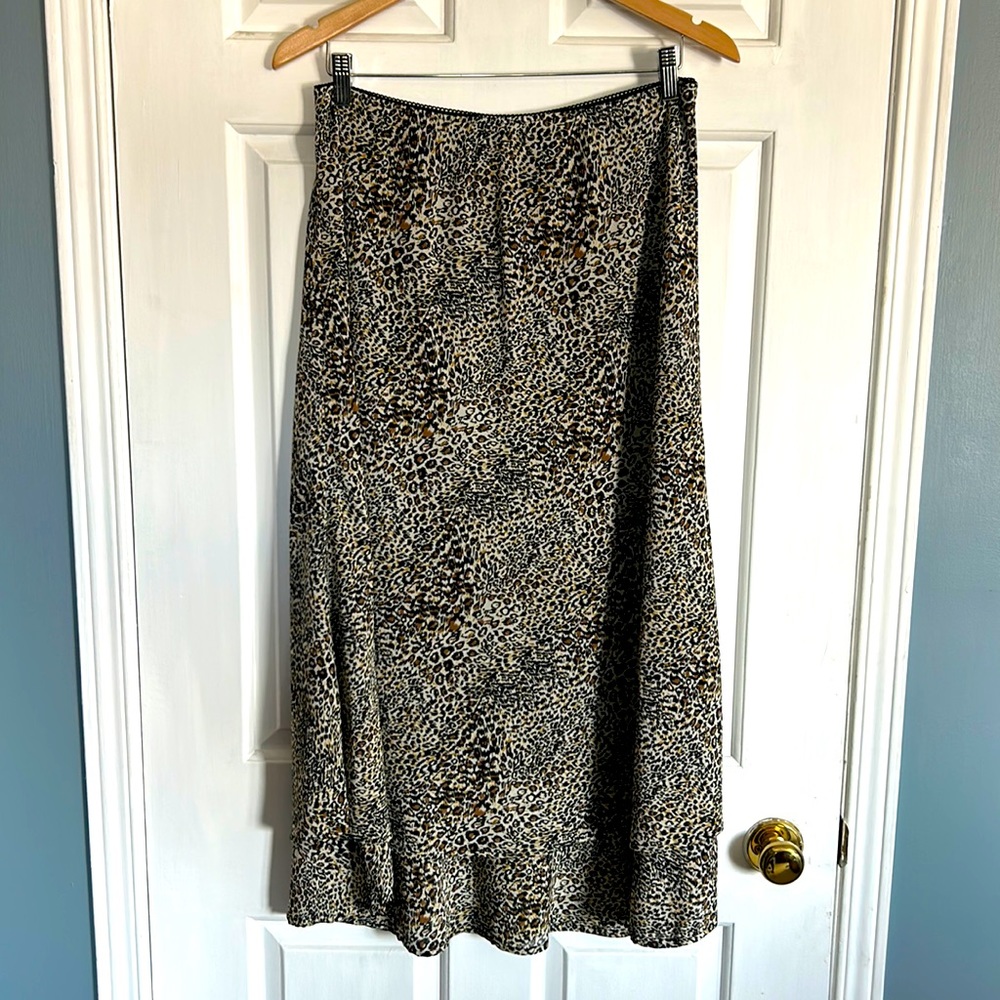 Style & Co. Petite leopard-print skirt